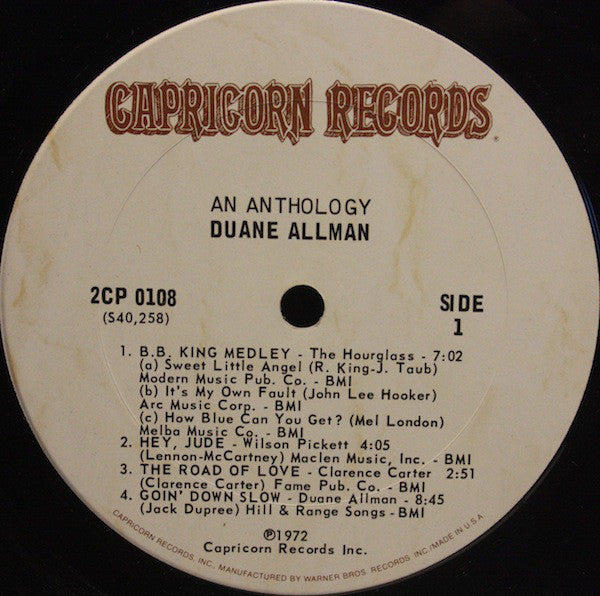 Duane Allman : An Anthology (2xLP, Comp, Gat)