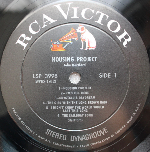 John Hartford : Housing Project (LP, Album, Hol)