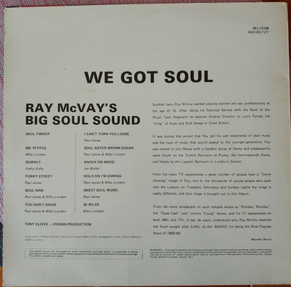 The Ray McVay Sound : We Got Soul (LP, Album)