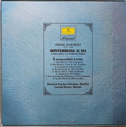 Franz Schubert, Dietrich Fischer-Dieskau, Gerald Moore : Winterreise Und 8 Ausgewählte Lieder (2xLP + Box, Comp)