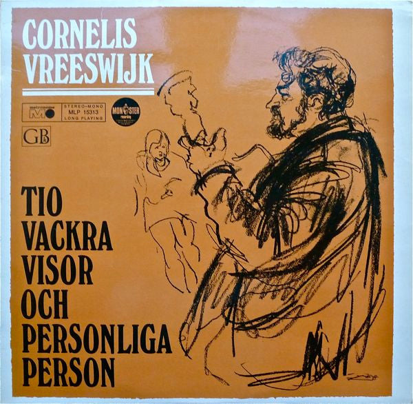 Cornelis Vreeswijk : Tio Vackra Visor Och Personliga Person (LP, Album, Club)