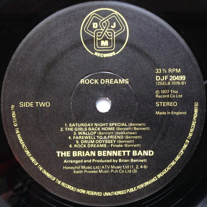 Brian Bennett Band : Rock Dreams (LP, Album)