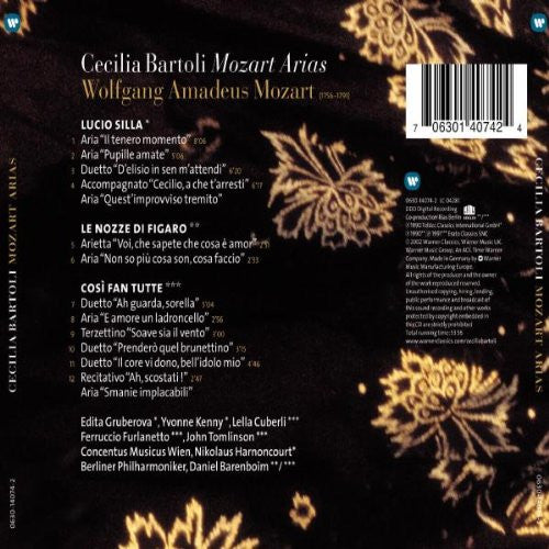 Cecilia Bartoli : Mozart Arias (CD, Comp, RE)