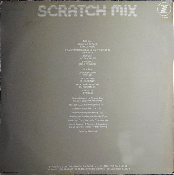 Various : Scratch Mix (LP, Comp, Mixed)