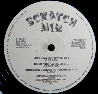 Various : Scratch Mix (LP, Comp, Mixed)