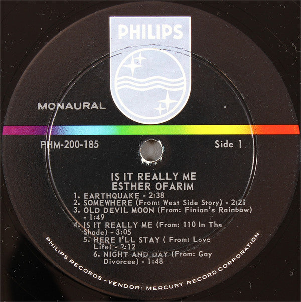 Esther Ofarim : Is It Really Me (LP, Album, Mono)