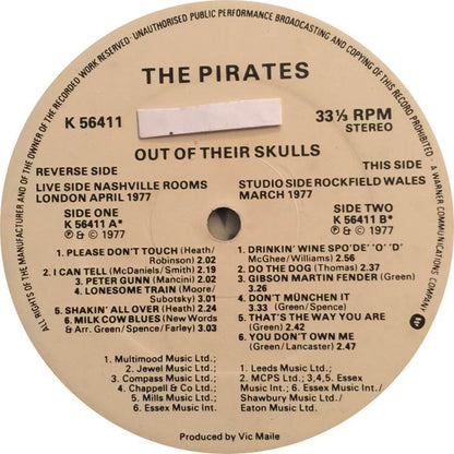 The Pirates (3) : Out Of Their Skulls (LP, Album)