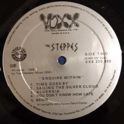 The Steppes : Enquire Within (LP, Album)