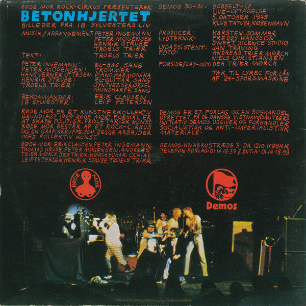 Røde Mor : Betonhjertet (2xLP, No )