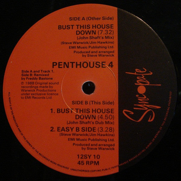 Penthouse 4 : Bust This House Down (12", Single)