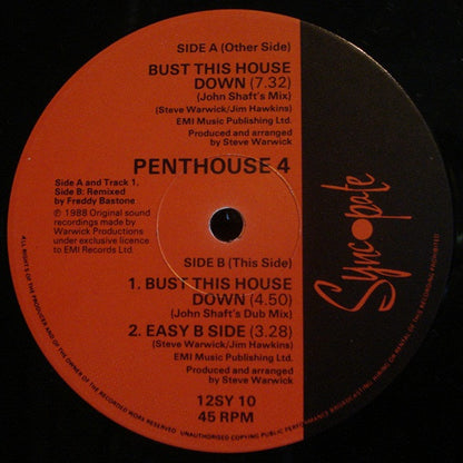 Penthouse 4 : Bust This House Down (12", Single)