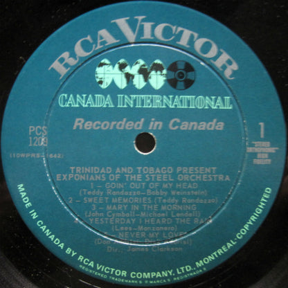 Trinidad And Tobago Exponians Steel Orchestra : Trinidad And Tobago Present Exponians Of The Steel Orchestra (LP, Album)