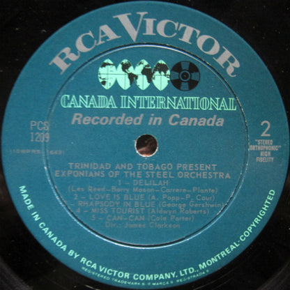 Trinidad And Tobago Exponians Steel Orchestra : Trinidad And Tobago Present Exponians Of The Steel Orchestra (LP, Album)