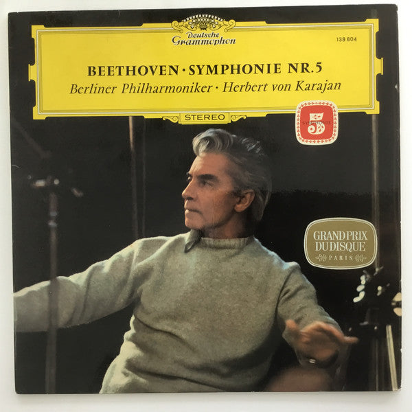 Ludwig van Beethoven - Berliner Philharmoniker • Herbert von Karajan : Symphonie Nr.5 (LP, RE)