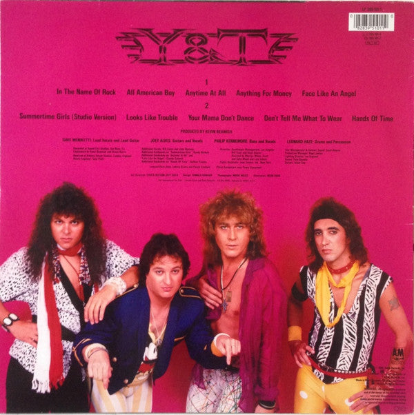 Y & T : Down For The Count (LP, Album)