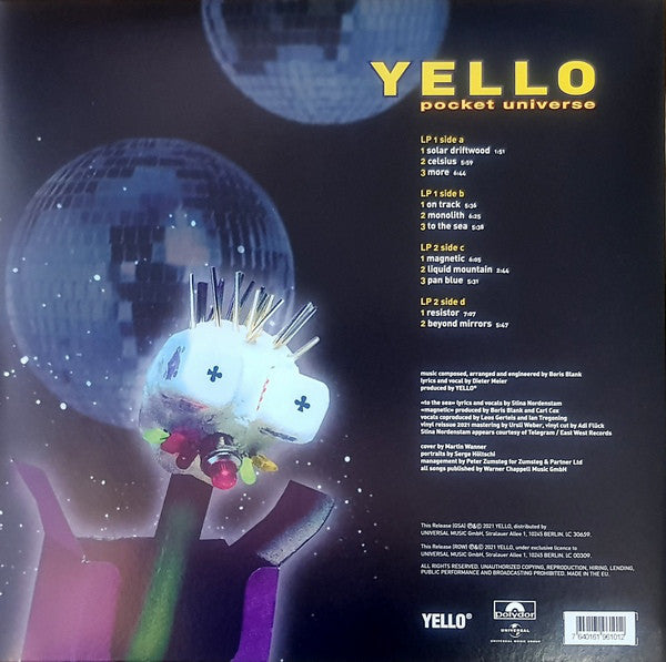 Yello : Pocket Universe (2xLP, Album, Ltd, RE)