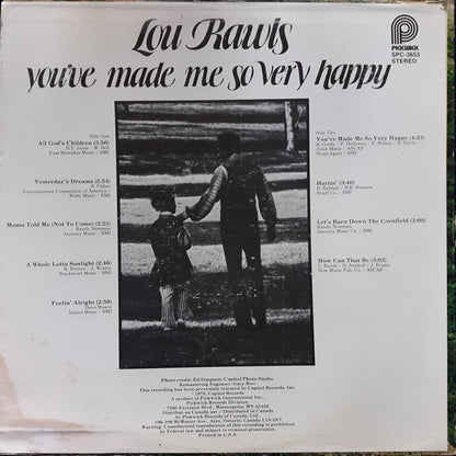 Lou Rawls : You've Made Me So Very Happy (LP, Album, RE)