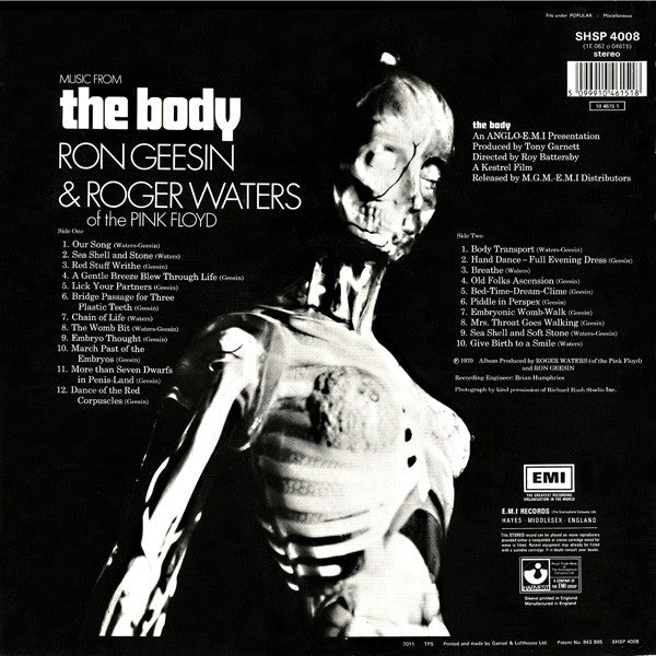 Ron Geesin & Roger Waters : Music From The Body (LP, Album, RE)