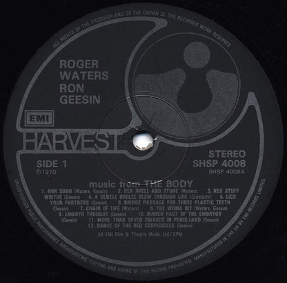 Ron Geesin & Roger Waters : Music From The Body (LP, Album, RE)