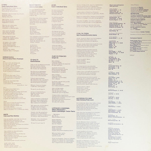 Simone (3) : Corpo E Alma (LP, Album)