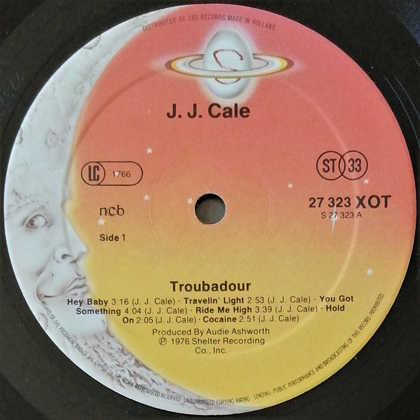 J.J. Cale : Troubadour (LP, Album, RE)