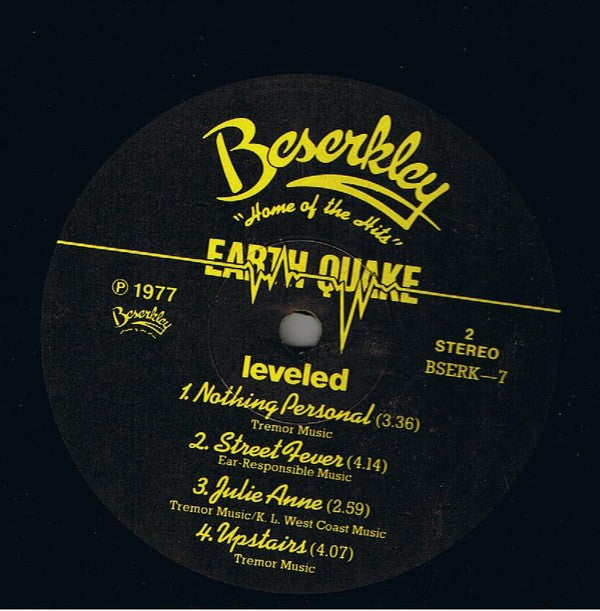 Earth Quake (2) : Leveled (LP, Album)