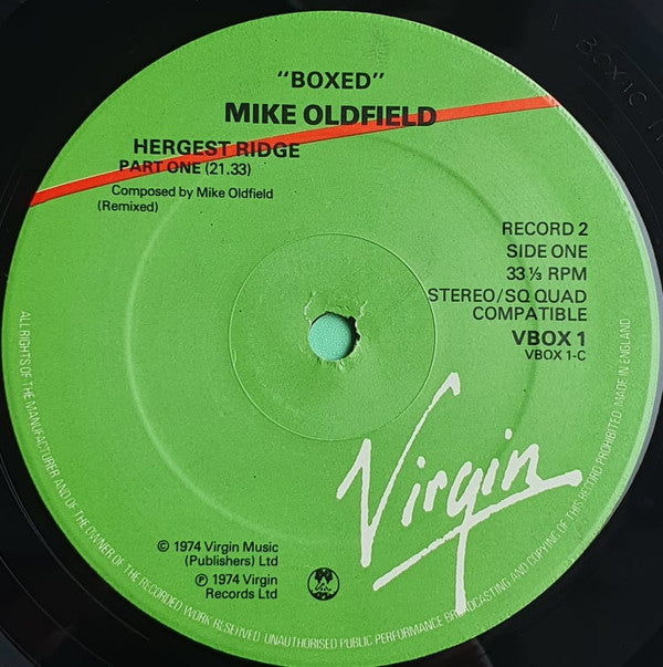 Mike Oldfield : Boxed (Box, Comp, RE, Uto + LP, Album, Quad + LP, Album, )