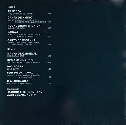 Baden Powell : Tristeza On Guitar (LP, Album, RP, Gat)