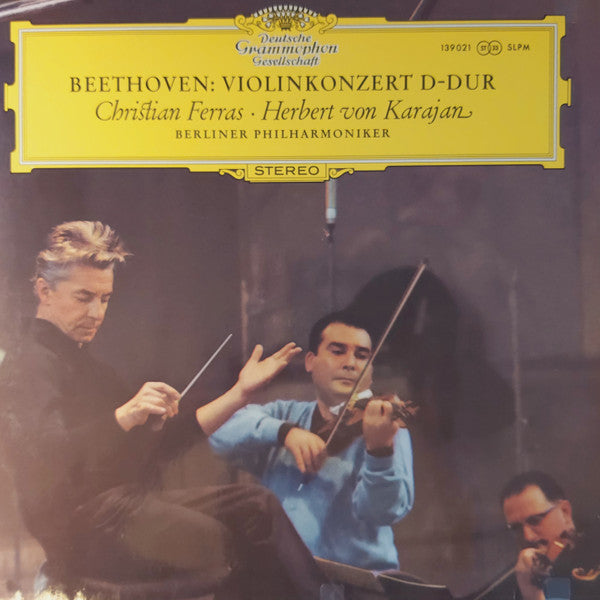 Ludwig van Beethoven, Christian Ferras, Herbert von Karajan, Berliner Philharmoniker : Violinkonzert D-Dur (LP)