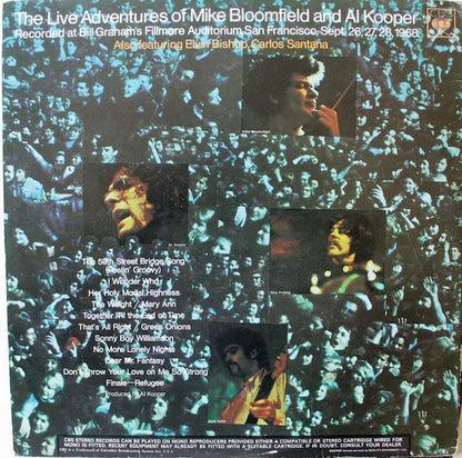 Mike Bloomfield And Al Kooper : The Live Adventures Of Mike Bloomfield And Al Kooper (2xLP, Album)