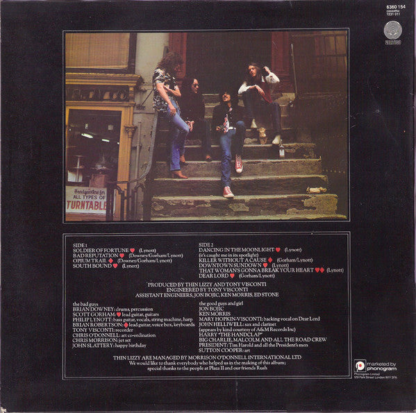 Thin Lizzy : Bad Reputation (LP, Album)