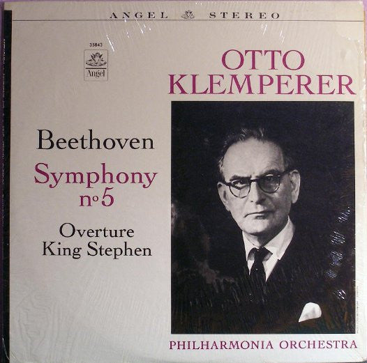 Ludwig van Beethoven - Otto Klemperer, Philharmonia Orchestra : Symphony No. 5 (LP, Album, RE, Scr)