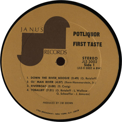 Potliquor : First Taste (LP, Album)