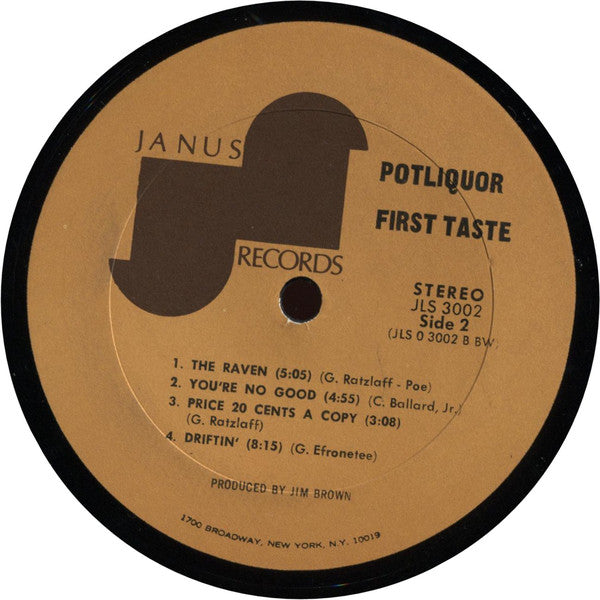 Potliquor : First Taste (LP, Album)