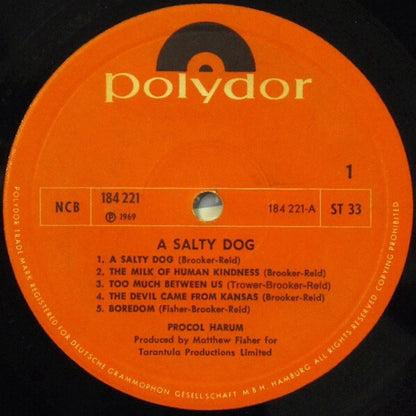 Procol Harum : A Salty Dog (LP, Album)