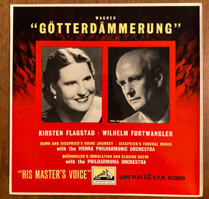 Richard Wagner, Wilhelm Furtwängler, Kirsten Flagstad, Wiener Philharmoniker, Philharmonia Orchestra : Götterdämmerung (LP, Album, Mono, RE)