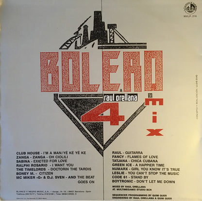 Various : Bolero Mix 4 (LP, Comp, P/Mixed)