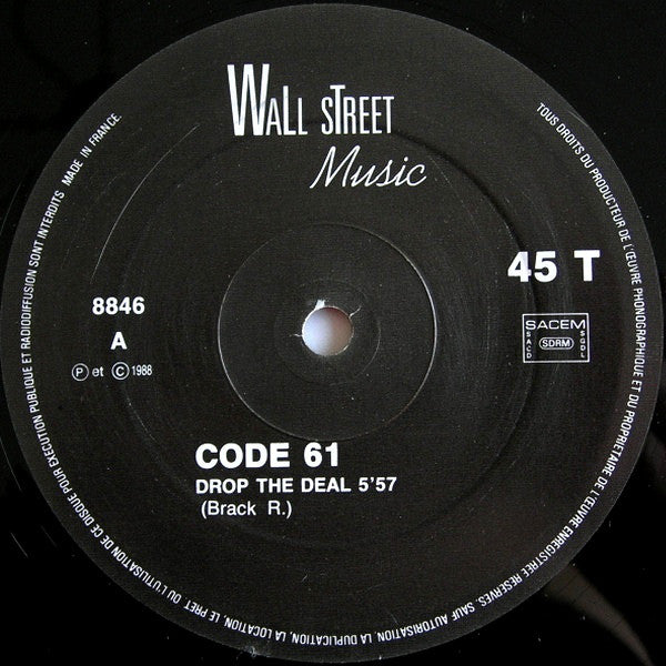 Code 61 : Drop The Deal (12", Maxi)