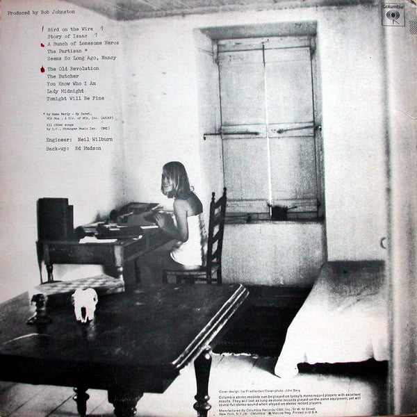 Leonard Cohen : Songs From A Room (LP, Album, RE)