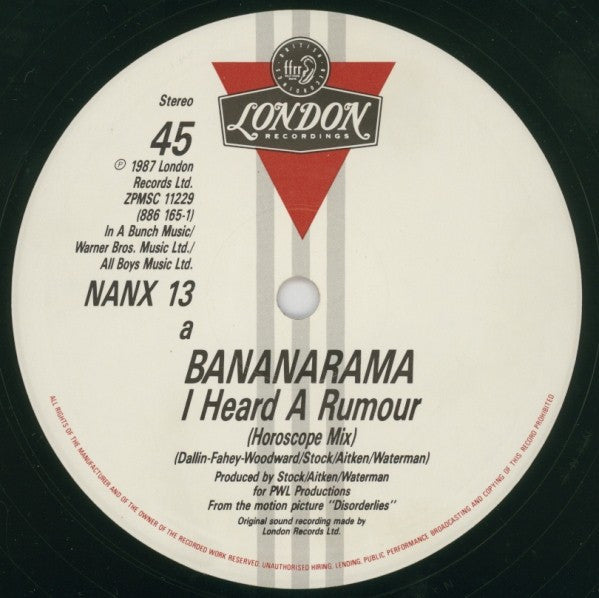 Bananarama : I Heard A Rumour (12", Maxi)