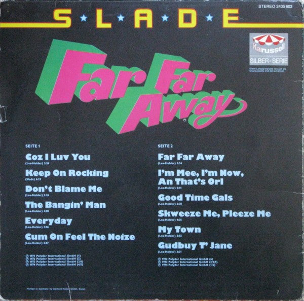 Slade : Far Far Away (LP, Comp)