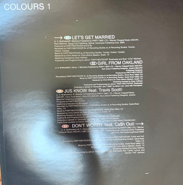 PARTYNEXTDOOR : Colours (LP, Comp, Mil)