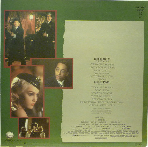 John Barry : The Cotton Club (Original Motion Picture Sound Track) (LP, Album)