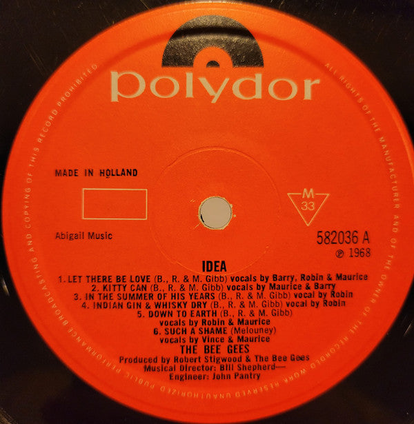 Bee Gees : Idea (LP, Album, Mono)