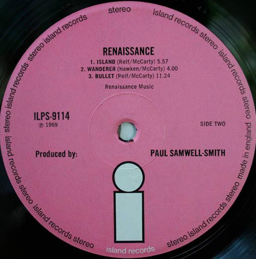 Renaissance (4) : Renaissance (LP, Album, Gat)