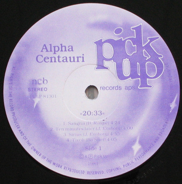 Alpha Centauri : 20:33 (LP, Album)