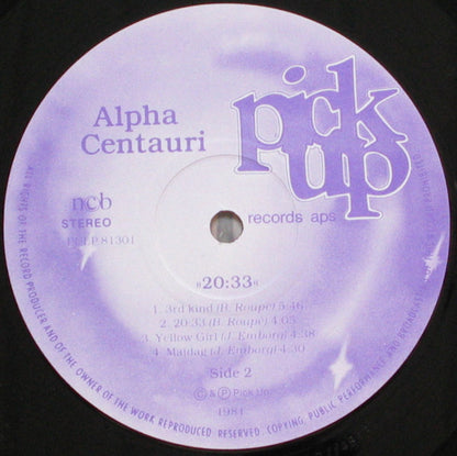 Alpha Centauri : 20:33 (LP, Album)