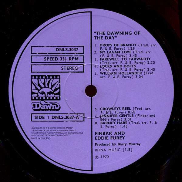 Finbar & Eddie Furey : The Dawning Of The Day (LP, Album)