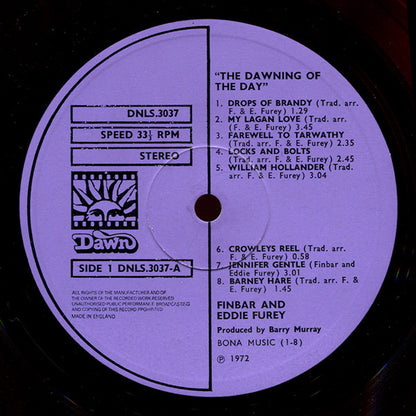 Finbar & Eddie Furey : The Dawning Of The Day (LP, Album)