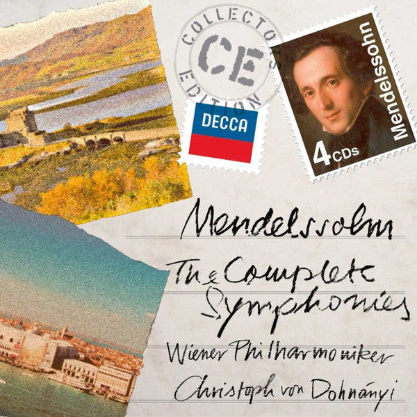 Felix Mendelssohn-Bartholdy, Wiener Philharmoniker, Christoph von Dohnányi : The Complete Symphonies (4xCD, Comp + Box)